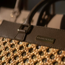 Load image into Gallery viewer, Thara Burgundy Microfiber Leather Tote