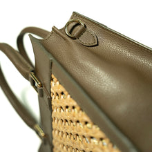 Load image into Gallery viewer, Thara Burgundy Microfiber Leather Tote